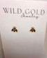 Gold Filled Bee Studs
