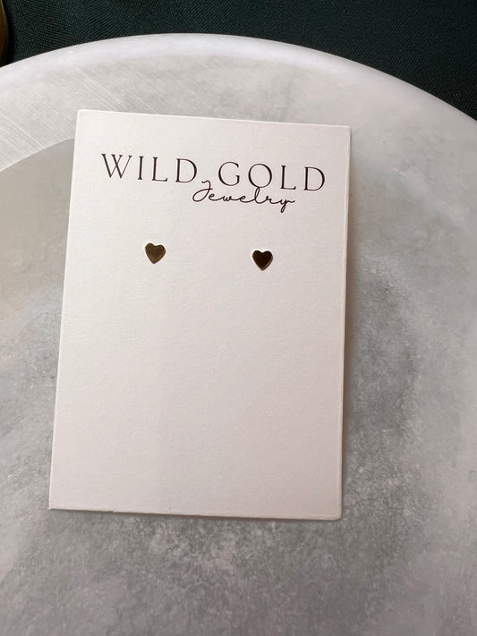 Heart Studs
