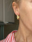 Oval Gold Hoop Earrings| Teardrop Hoop Earrings | Gold Plated Hoops | Chunky Hoop Earrings | Large Gold Hoop Earrings