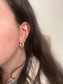 Oval Gold Hoop Earrings| Teardrop Hoop Earrings | Gold Plated Hoops | Chunky Hoop Earrings | Large Gold Hoop Earrings