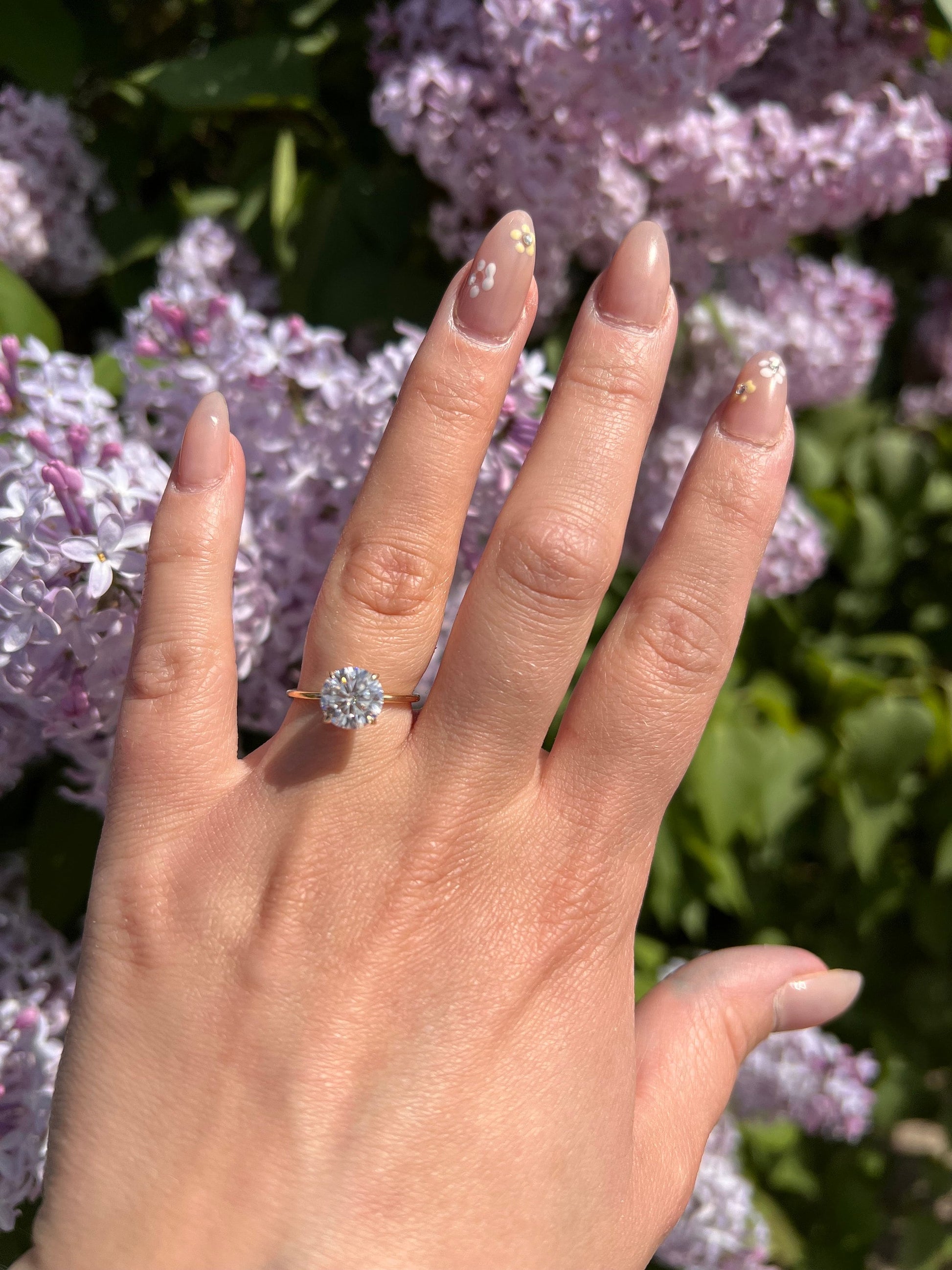 2ct Classic Solitaire Engagement Ring, 4 Prong Wedding Ring, Promise Ring, Bridal Ring, Sterling Silver | D, VVS1, S925, 10K, 14K | Gift