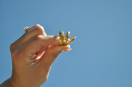 18k Gold Ring | Plain Band Rings | Gold Band Ring | Statement Ring | Stack Ring | Wedding Band | Jewelry Gift Golden Ring | 2mm, 4mm, 6mm